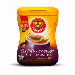 Cappuccino 3 coracoes ( Sabor Baunilha)- 200g