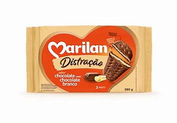 Marilan Distração Chocolate com Chocolate Branco 320g