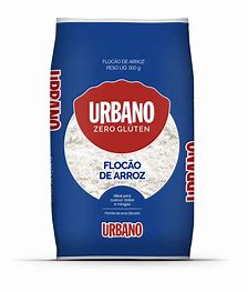 Farinha de Arroz Flocada Urbano 500gr