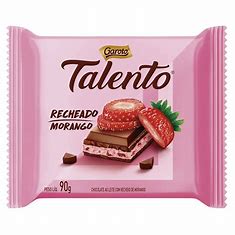 Chocolate Talento Morango recheado 85g