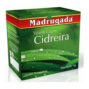 Cha de Capim Cidreira Madrugada 10 saquinhos