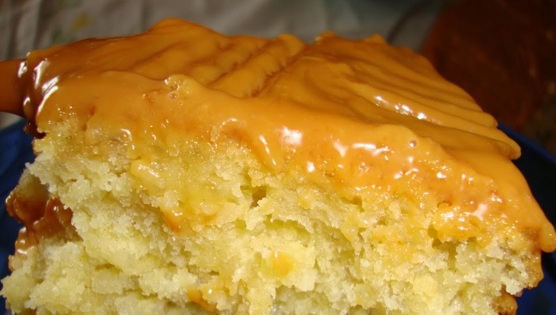 Bolo de Tapioca com Doce de Leite