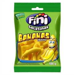 Fini Bananas 10 pacotes de 35g- caixa 350g