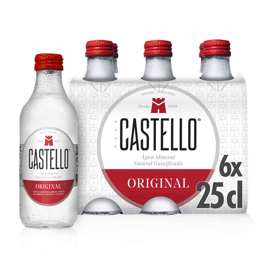 Água Castelo pack with 6