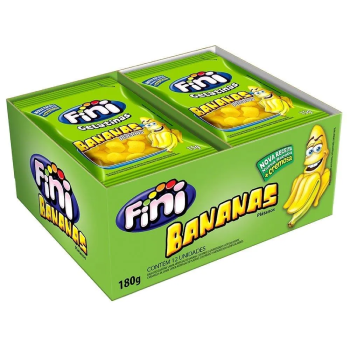 Fini Bananas 10 pacotes de 35g- caixa 350g