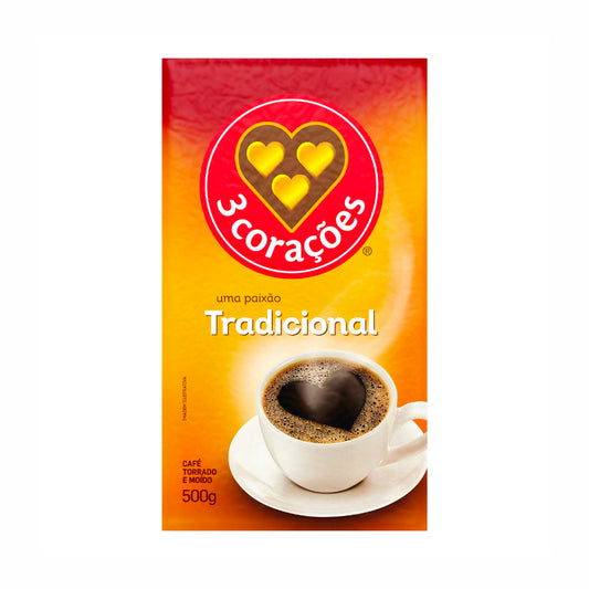 Coffee 3 Traditional Hearts 500g