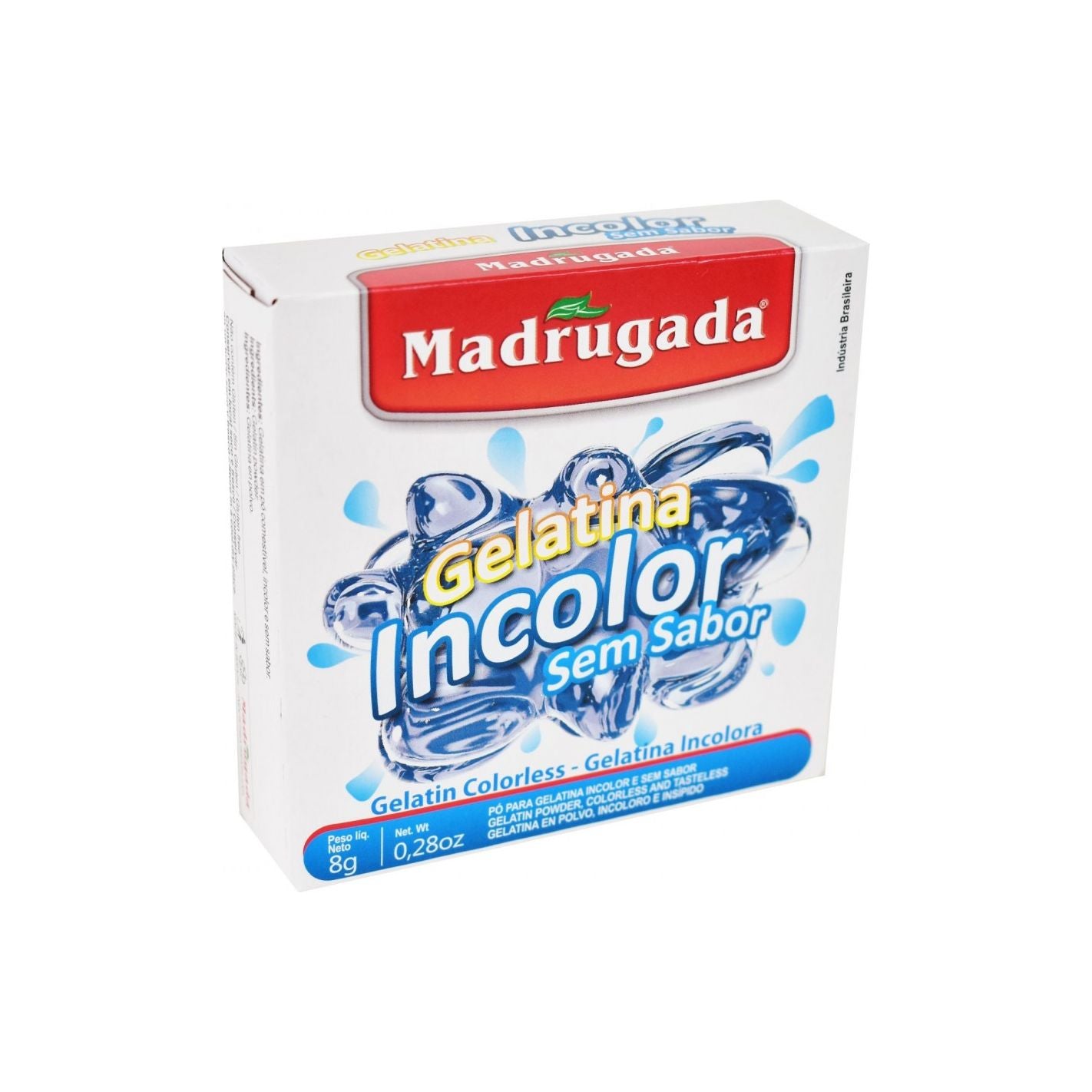 Gelatina Incolora Sin Sabor 8g