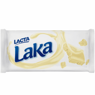 Lacta Laka White Chocolate Bar 80g - Laka branco 80g — Hi Brazil