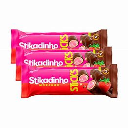 Chocolate Stikadinho Morango 32g